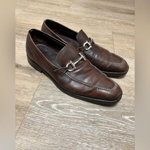 Salvatore Ferragamo Brown Leather Bit Loafers – Men’s Size 9.5